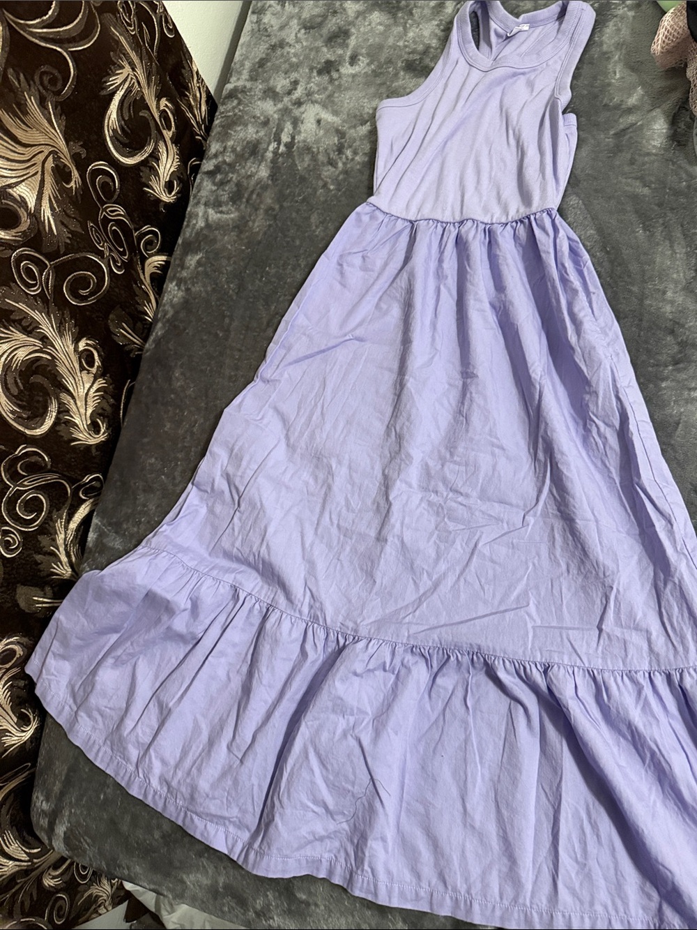 GAP Lilac Ribbed Tank Top